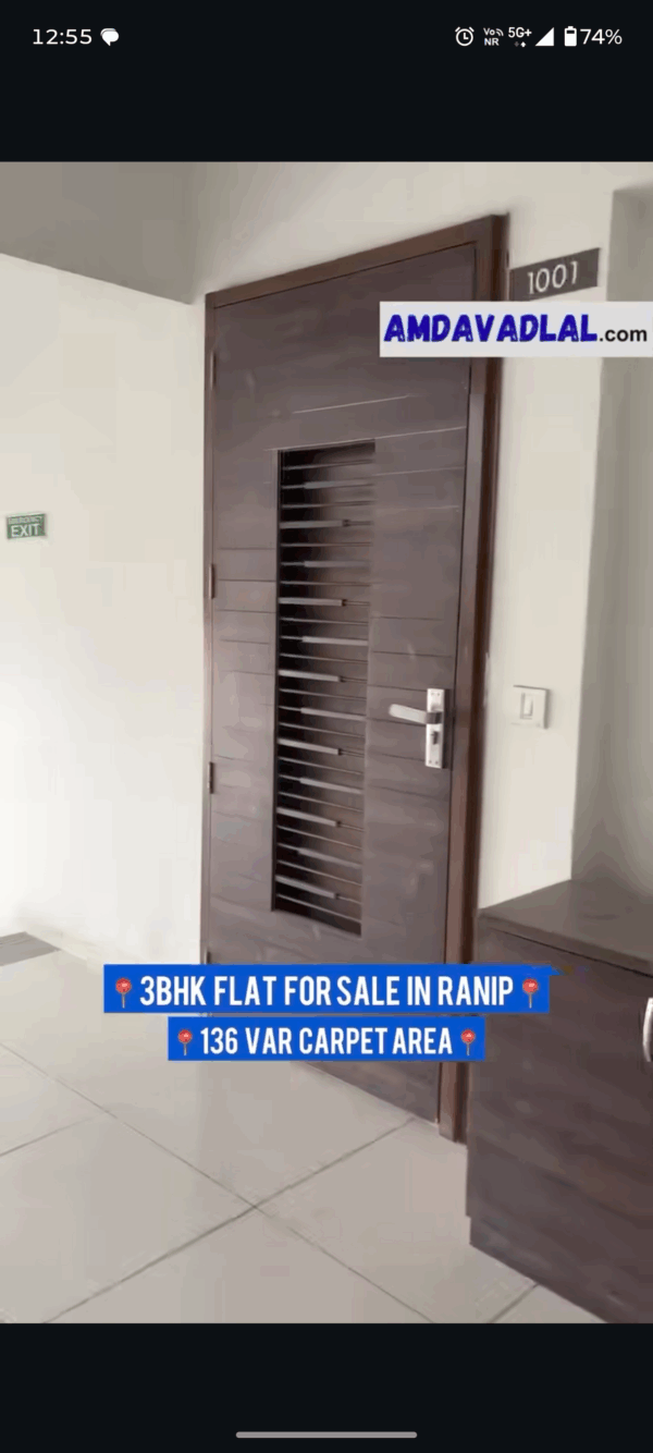 3bhk Flat For Sale In Ahmedabad Ranip Sarvesh Apartment