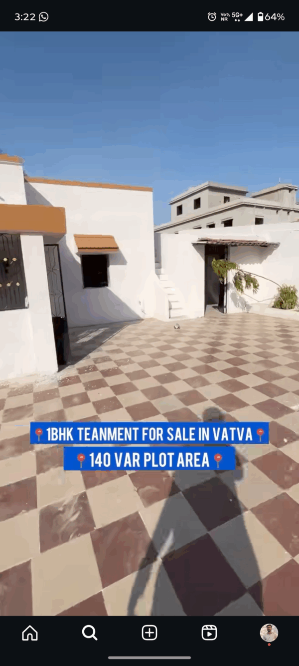 1bhk Tenament For Sale In Ahmedabad Vatva