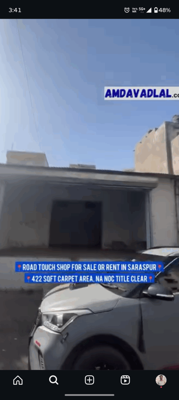 Shop For Sale or Rent In Ahmedabad Saraspur
