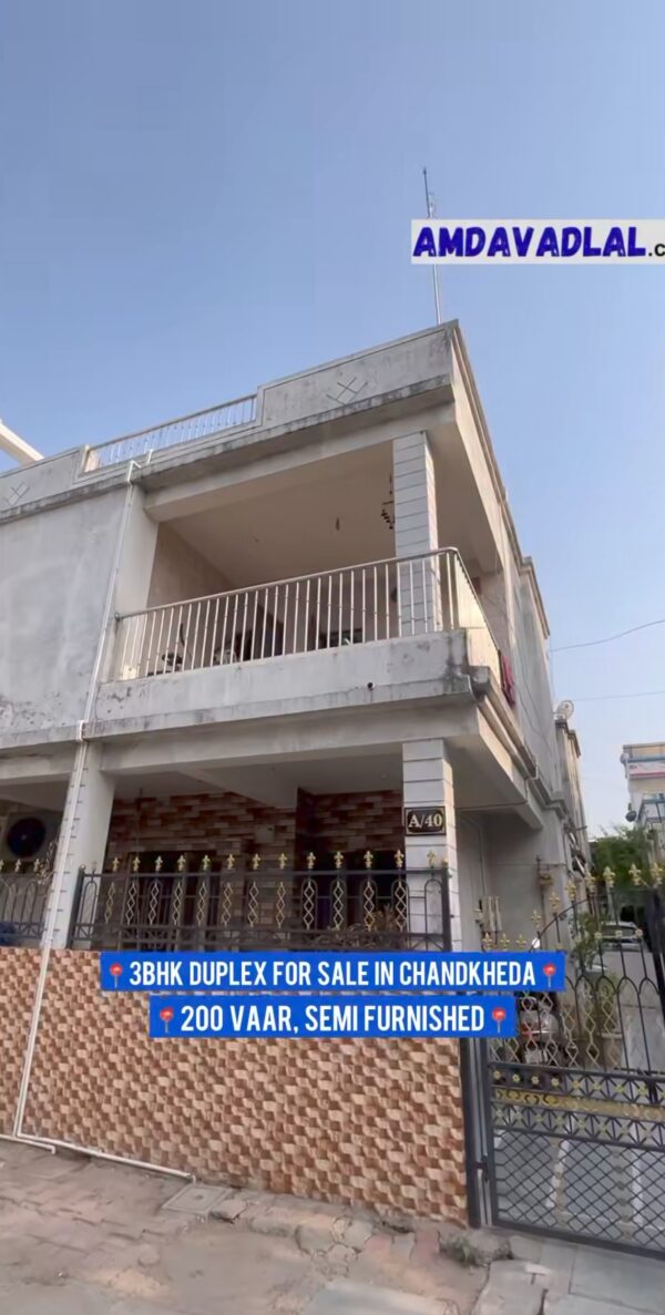 3bhk duplex for sale in ahmedabad chandkheda shreshth bunglow
