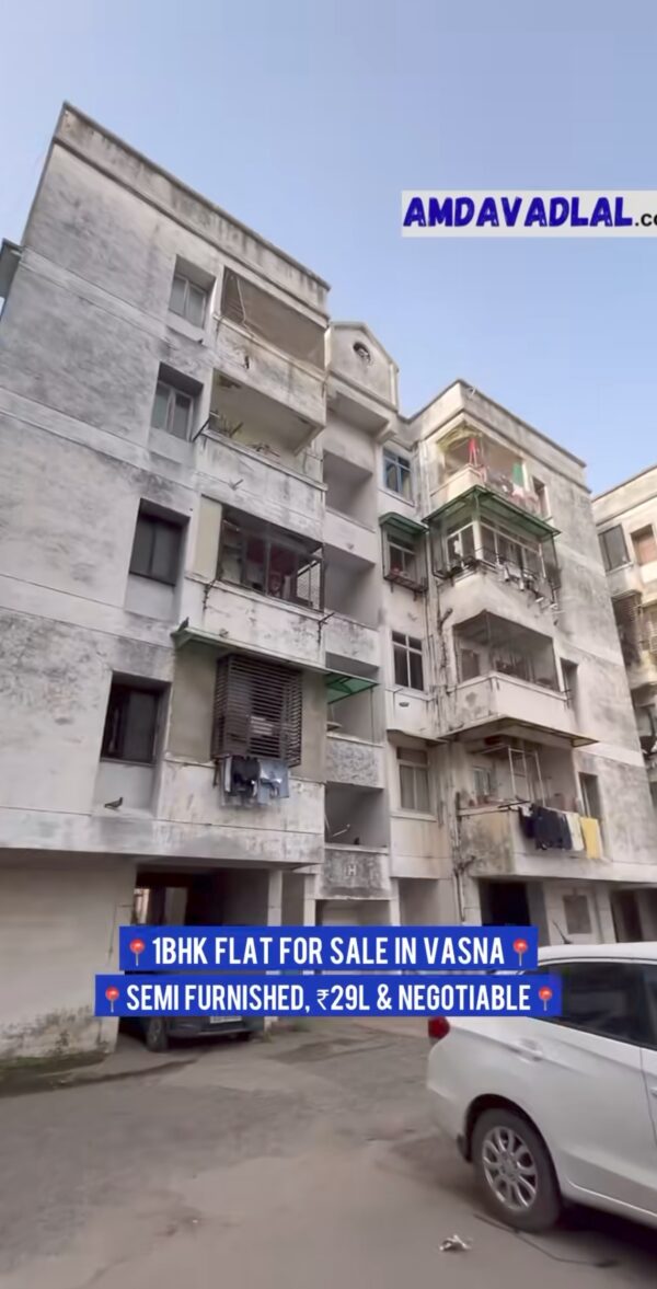 1bhk flat for sale in ahmedabad vasna nand flats