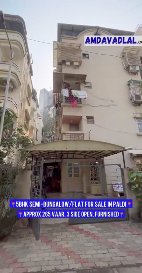 5bhk semi bunglow for sale in ahmedabad paldi
